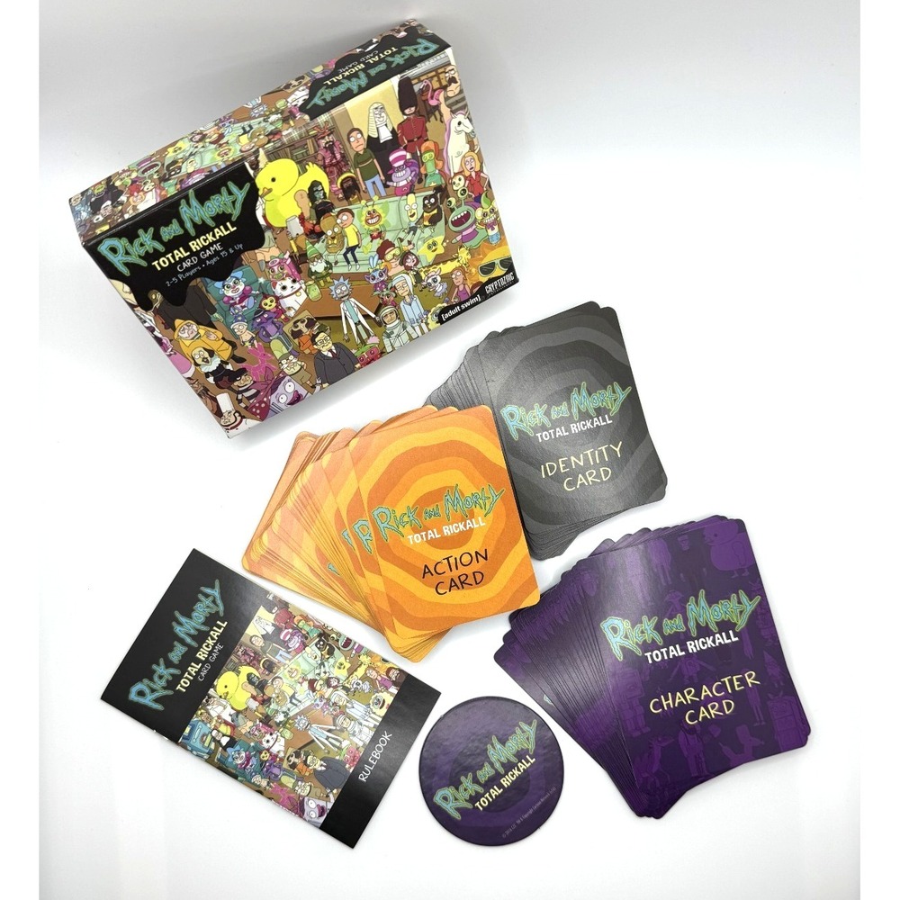 Rick‎ and Morty Total Rickall Card Game (Adult Swim) Open Box - Picture 4 of 7